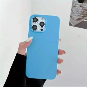 iPhone 14 Plus Phone Case Light Blue  TPU Case Resistant to Drops & Impact…220
